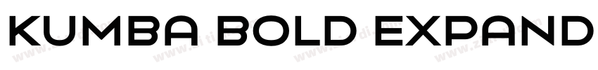 Kumba Bold Expanded字体转换